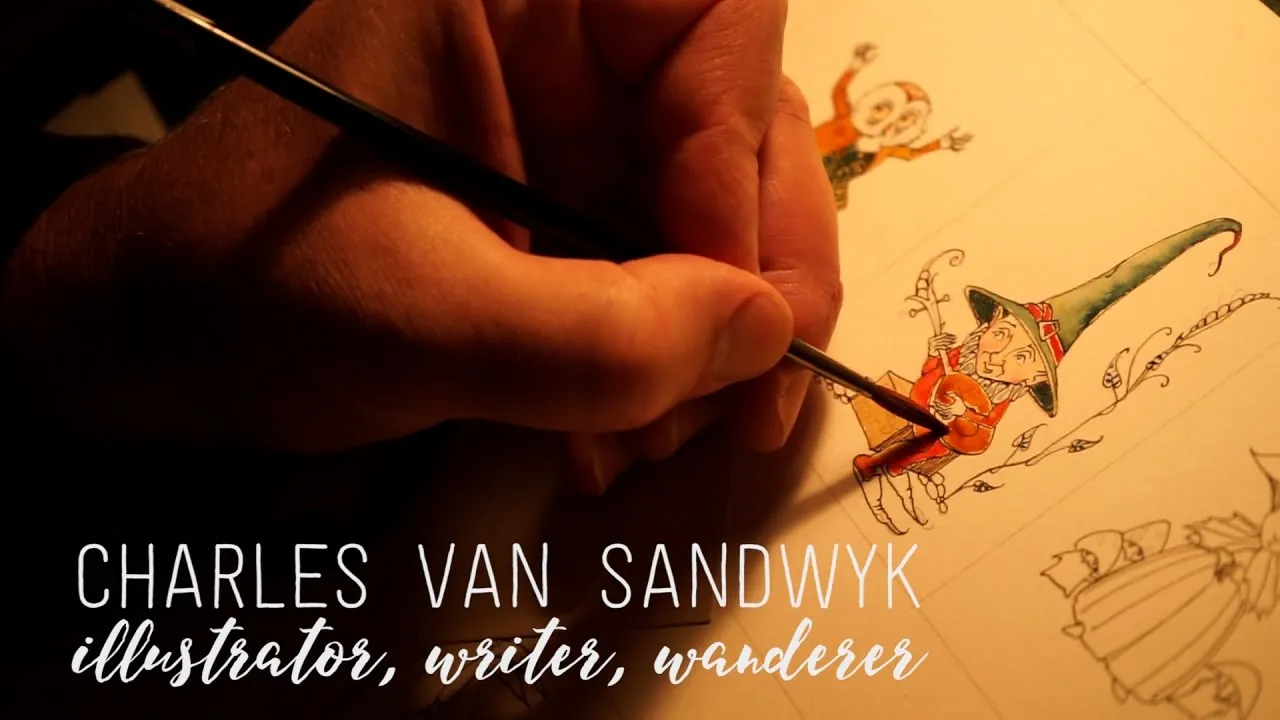 Image for the post: Opus Art Supplies: Charles van Sandwyk: Illustrator, Writer, Wanderer