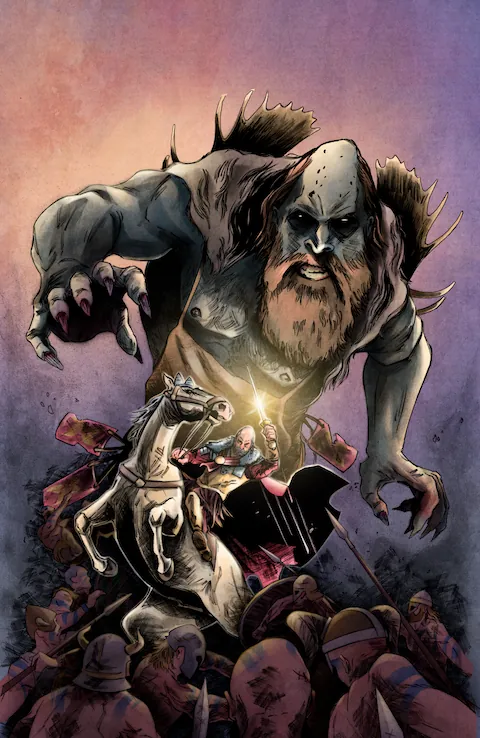 Teutonic Monsters Comic Cover Design, image 5 of 6
