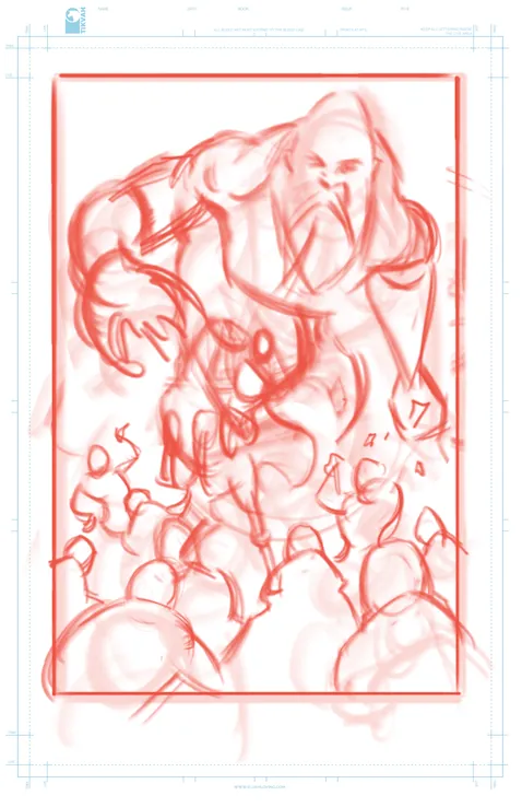 Teutonic Monsters Graphic Novel Rough 1