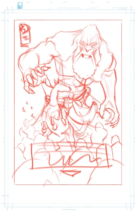 Teutonic Monsters Graphic Novel Rough 2