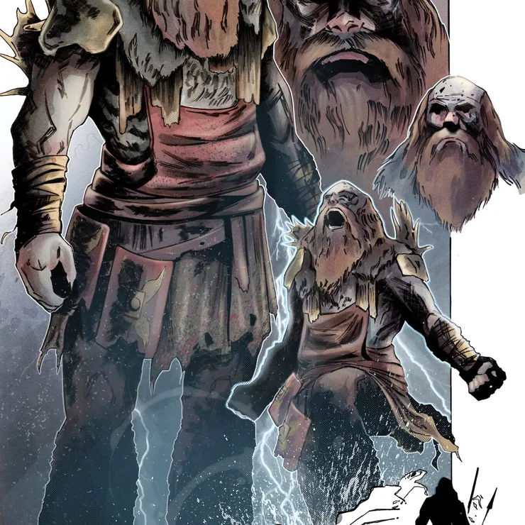 Teutonic Monsters character page, hulking monster warriors