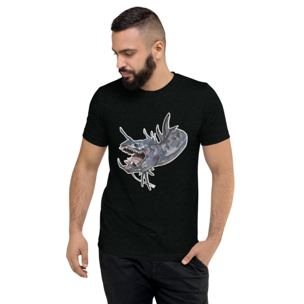 Dragon T-Shirtunisex-tri-blend-t-shirt-solid-black-triblend-front-6556635043e23